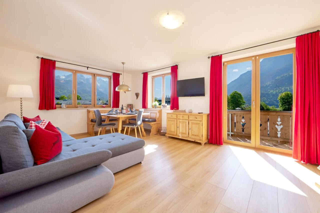 Ferienwohnung Wetterstein ガルミッシュ・パルテンキルヒェン エクステリア 写真